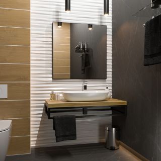 Зеркало Brevita Mars MARS-02100-ЧмП 100см чёрный